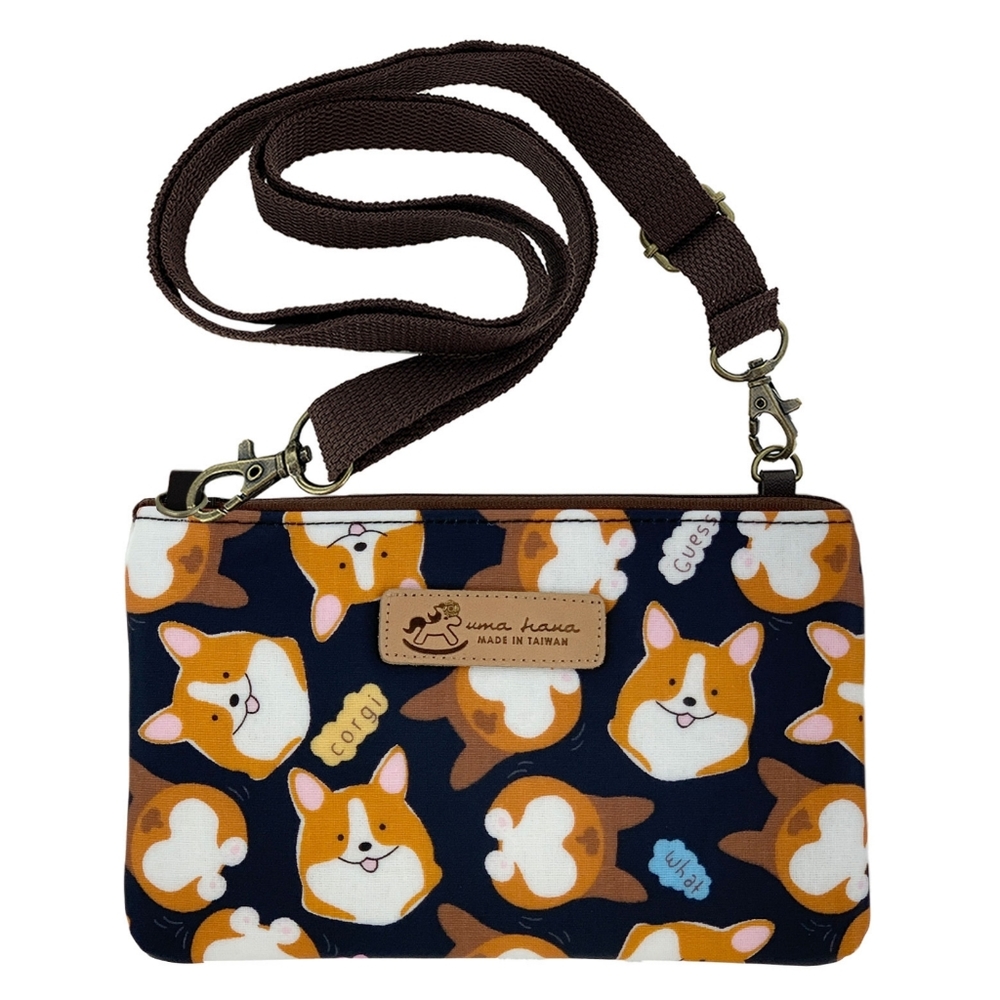 Waterproof Corgi Crossbody Shoulder Phone Purse